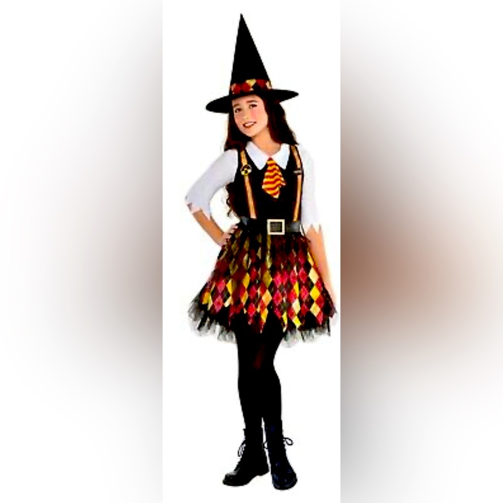 New Witchy school girl costume size child’s 4-6